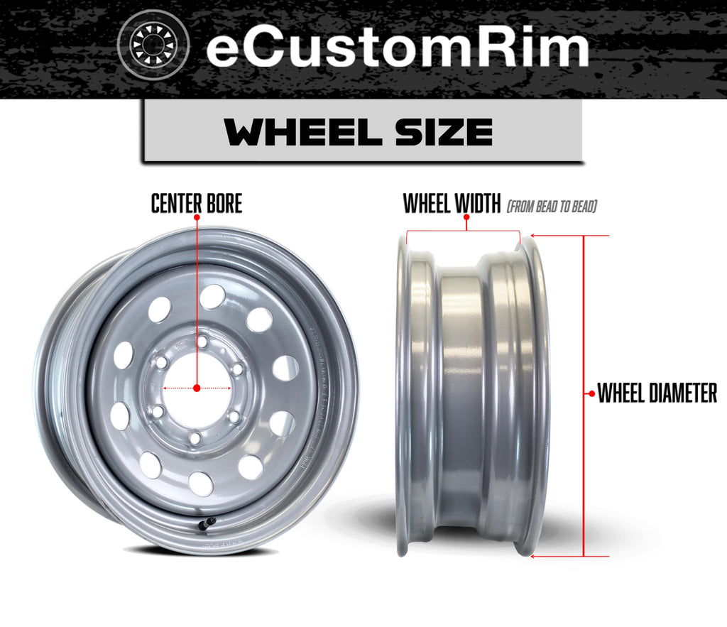 2-Pack Trailer Tire Rim Assembly 4.80-12 12 5 Lug Silver Z5337