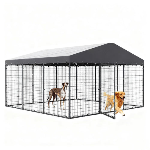 10 x 10 x 6 FT Outdoor Dog Kennel Q739