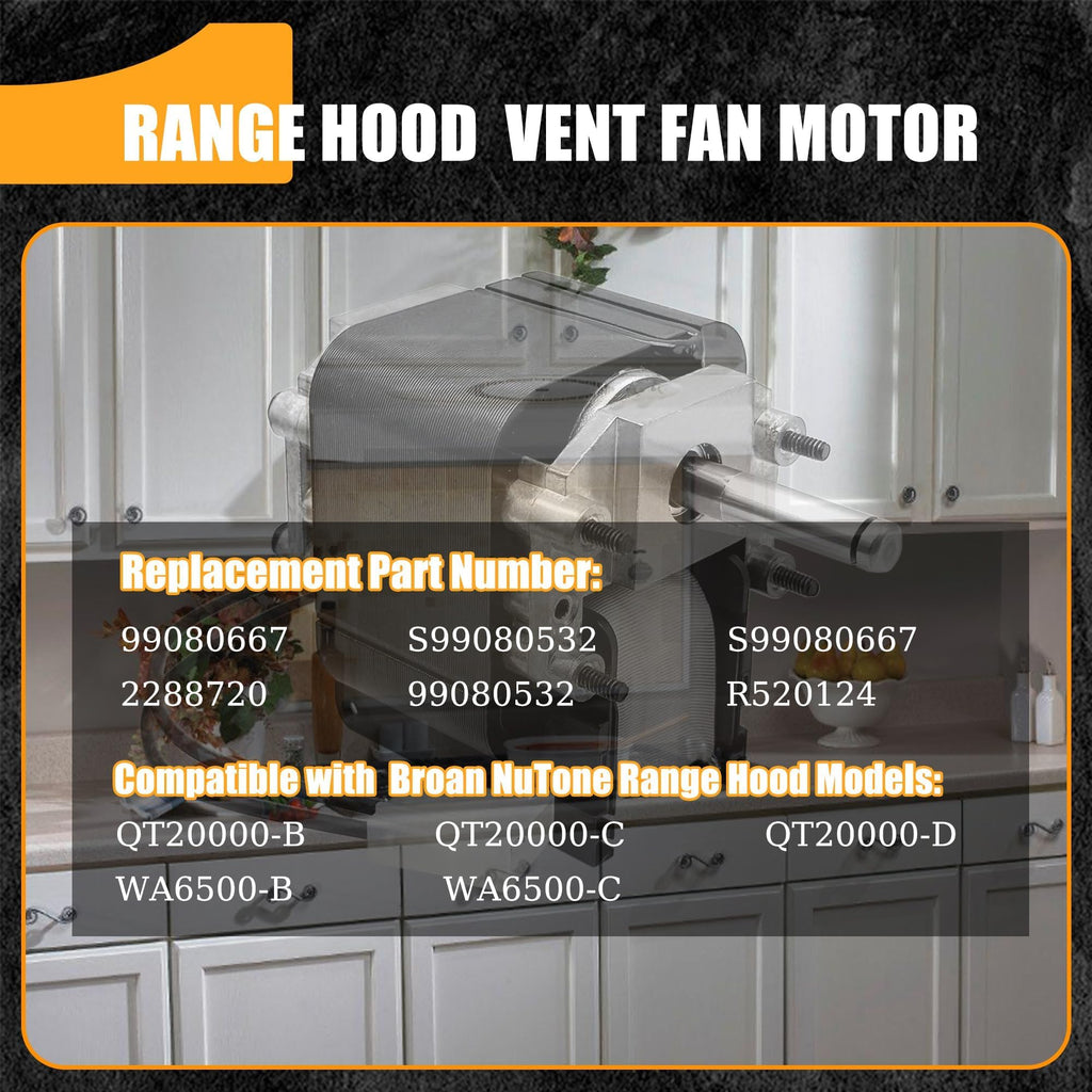 Vent Fan Motor 1.5A 120V 3000rpm W897103