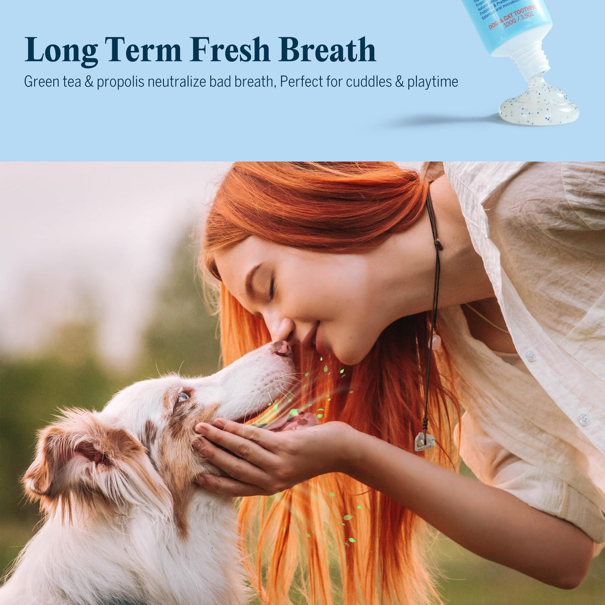 Dog Tooth Brushing Kit with 360° Toothbrush & Silicone Finger Brush T24438