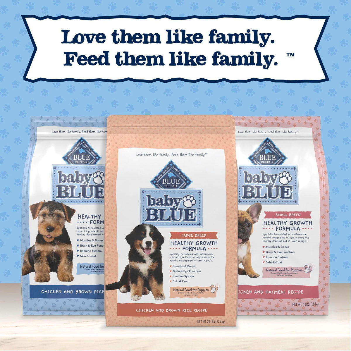 Large Breed Puppy Dry Dog Food Chicken and Brown Rice 24-lb Bag G80075