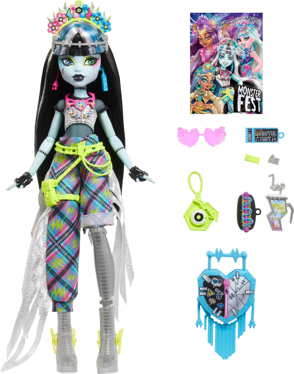 Monster High Doll with Glam Outfit & Festival Themed Accessories H2027