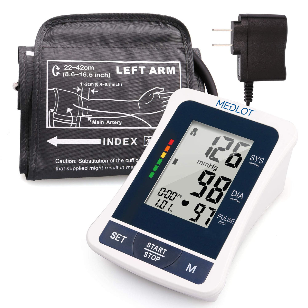 Automatic Upper Arm Blood Pressure Monitor with Large Cuff J838