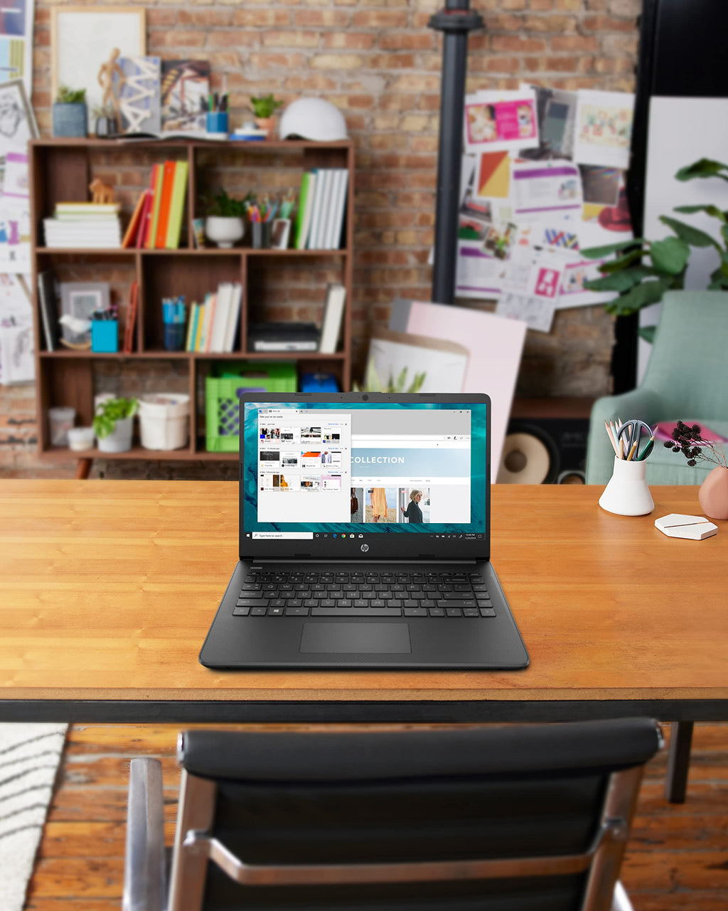 14-inch Laptop, Intel Celeron N4020, 4 GB RAM, 64 GB Storage, Windows 11 Home, Jet Black T825827