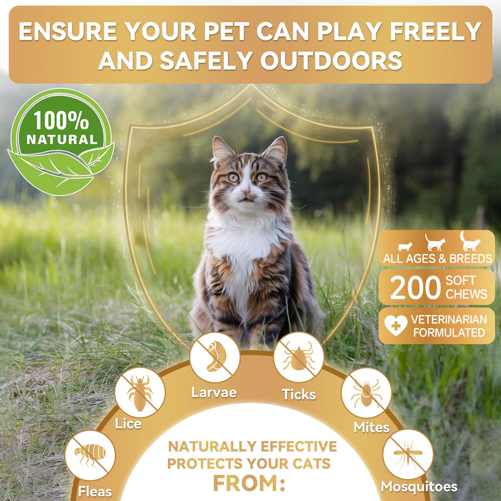 Flea and Tick Prevention Soft Chews for Dogs and Cats E59449