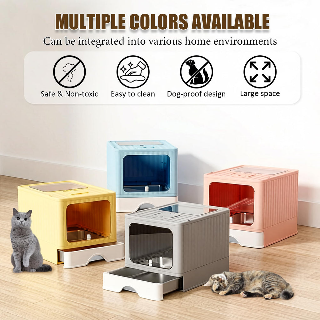 Stainless Steel Cat Litter Box With Lid M91927
