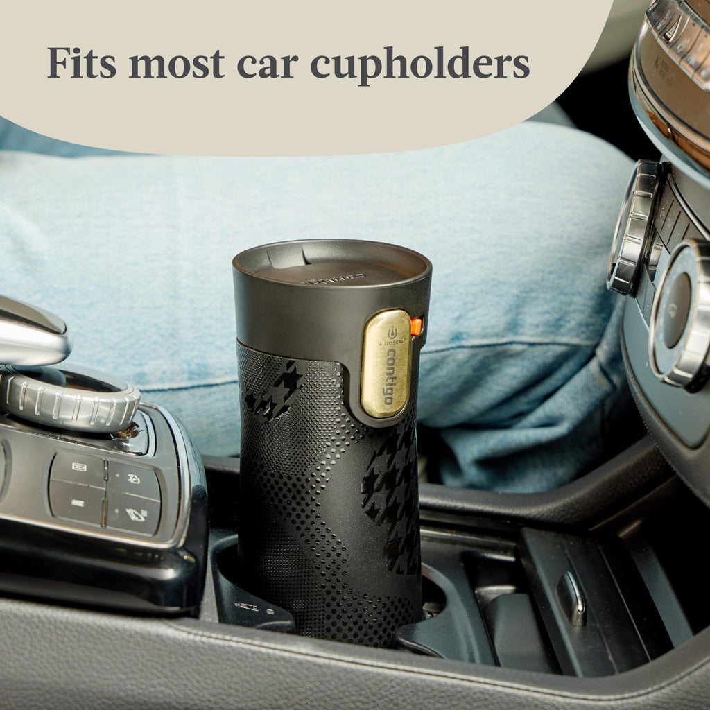Stainless Steel Vacuum-Insulated Travel Mug with Autoseal and Easy Clean Lid, 16oz Q34649