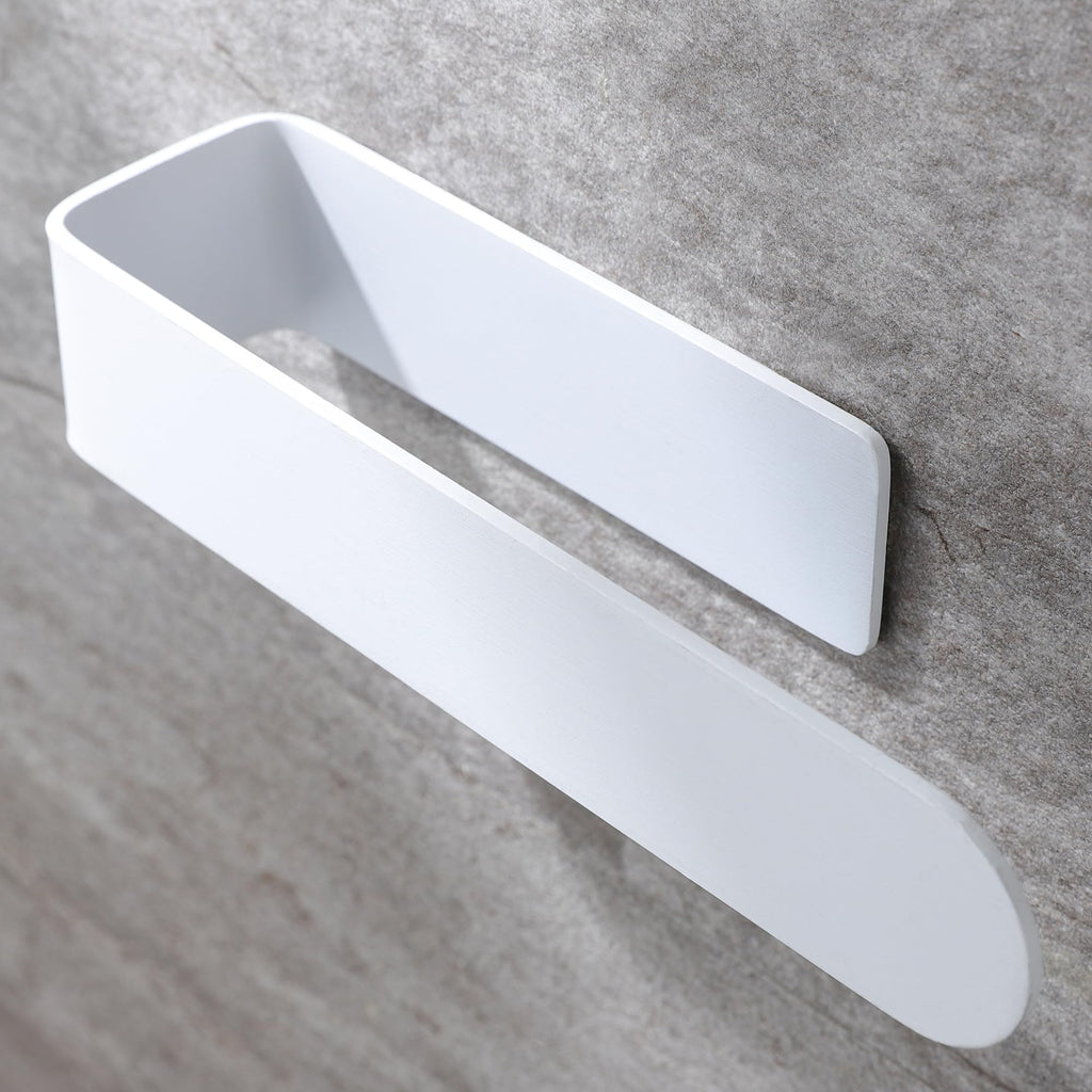 White Adhesive Towel Rack W9163