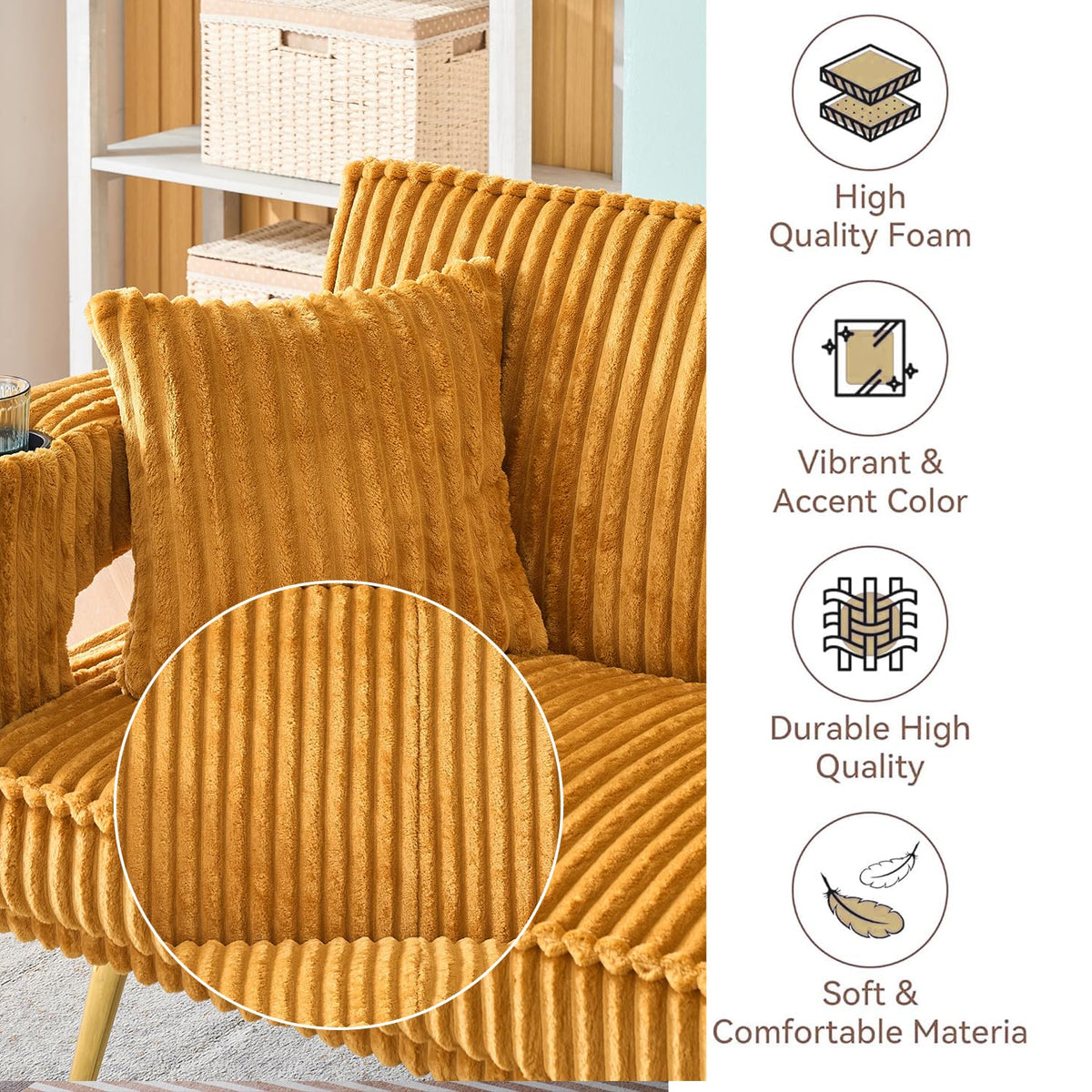 Orange Velvet Convertible Sofa Bed W1423