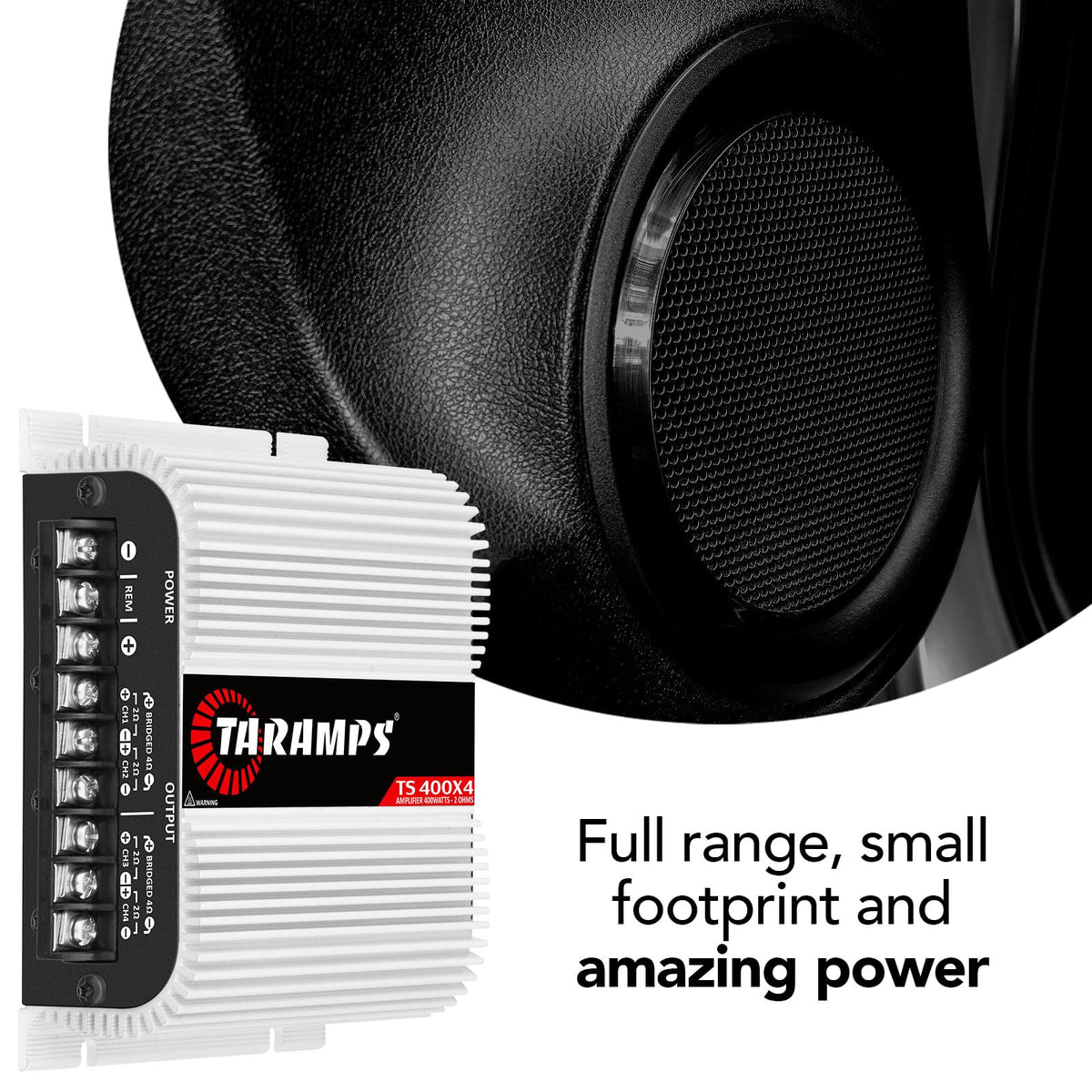 400 watts RMS 4 Channels Car Audio Amplifier O87737