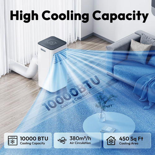 10,000 BTU Portable Air Conditioner with Remote M17644