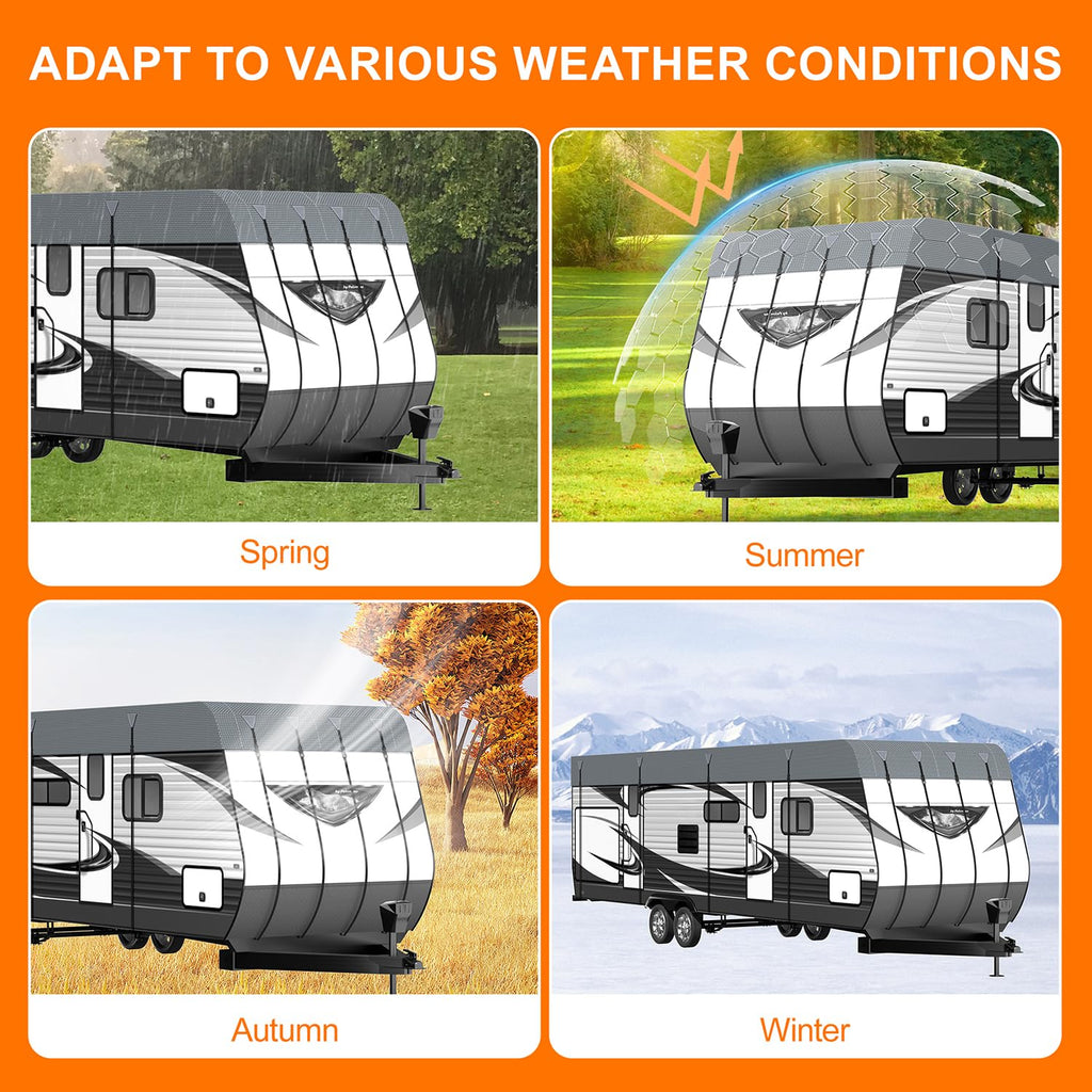 Heavy Duty Waterproof RV Roof Cover E9166