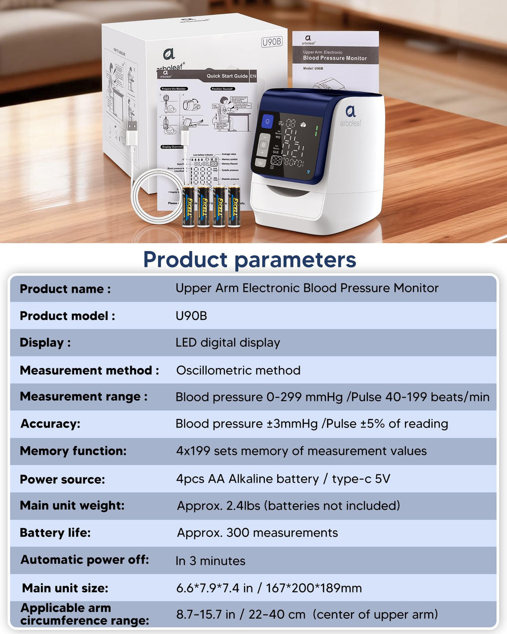 Blood Pressure Monitor Upper Arm I37376
