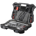 303-Piece Mechanics Tool Set and Socket Set, 1/4", 3/8", 1/2" Drive, SAE/Metric V206
