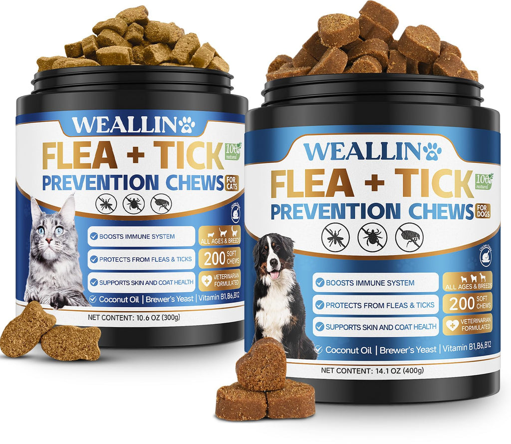 Flea and Tick Prevention Soft Chews for Dogs and Cats E59449