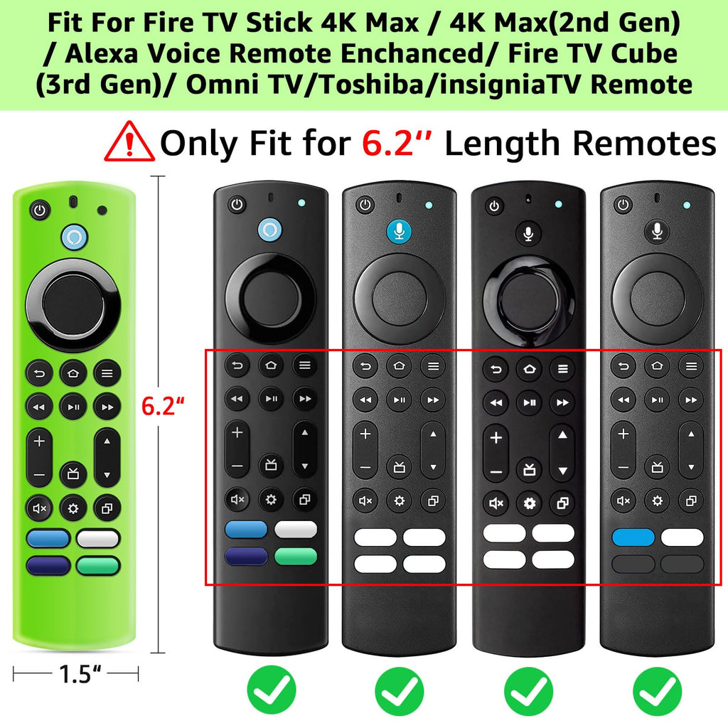 Silicone Remote Cover Glow in The Dark with Lanyard U37485