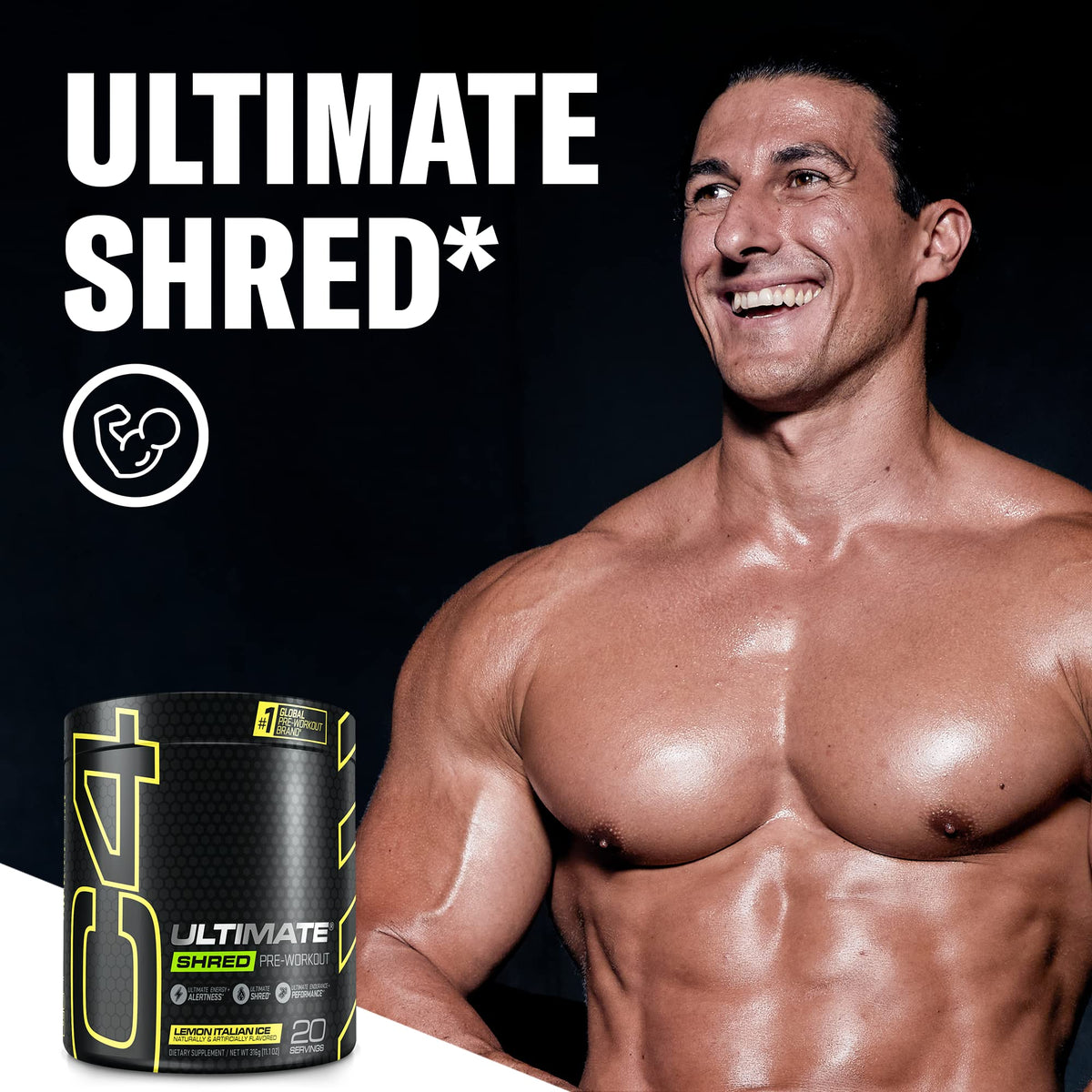Pre Workout Powder Fat Burner Supplement With Ginger Root Extract 20 Servings K8062