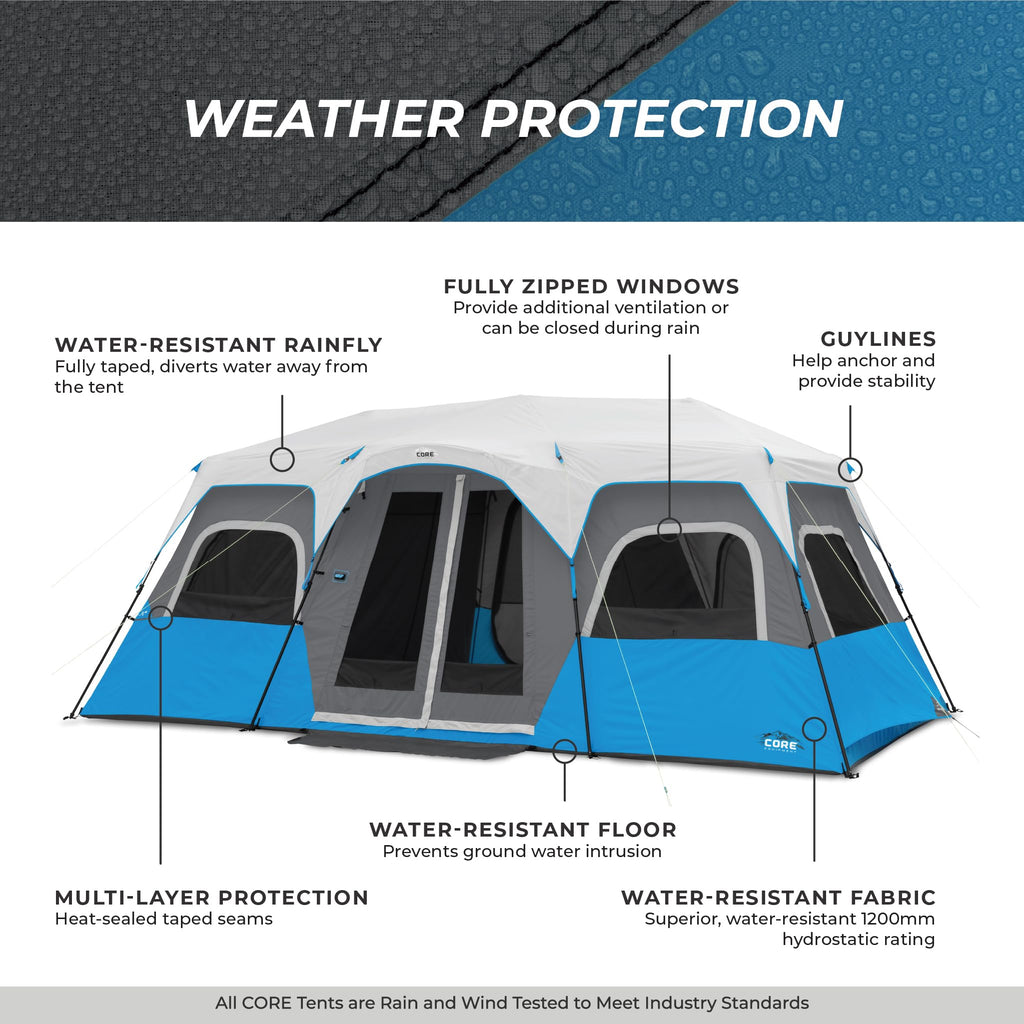Instant Cabin Tents with LED Lights U928556