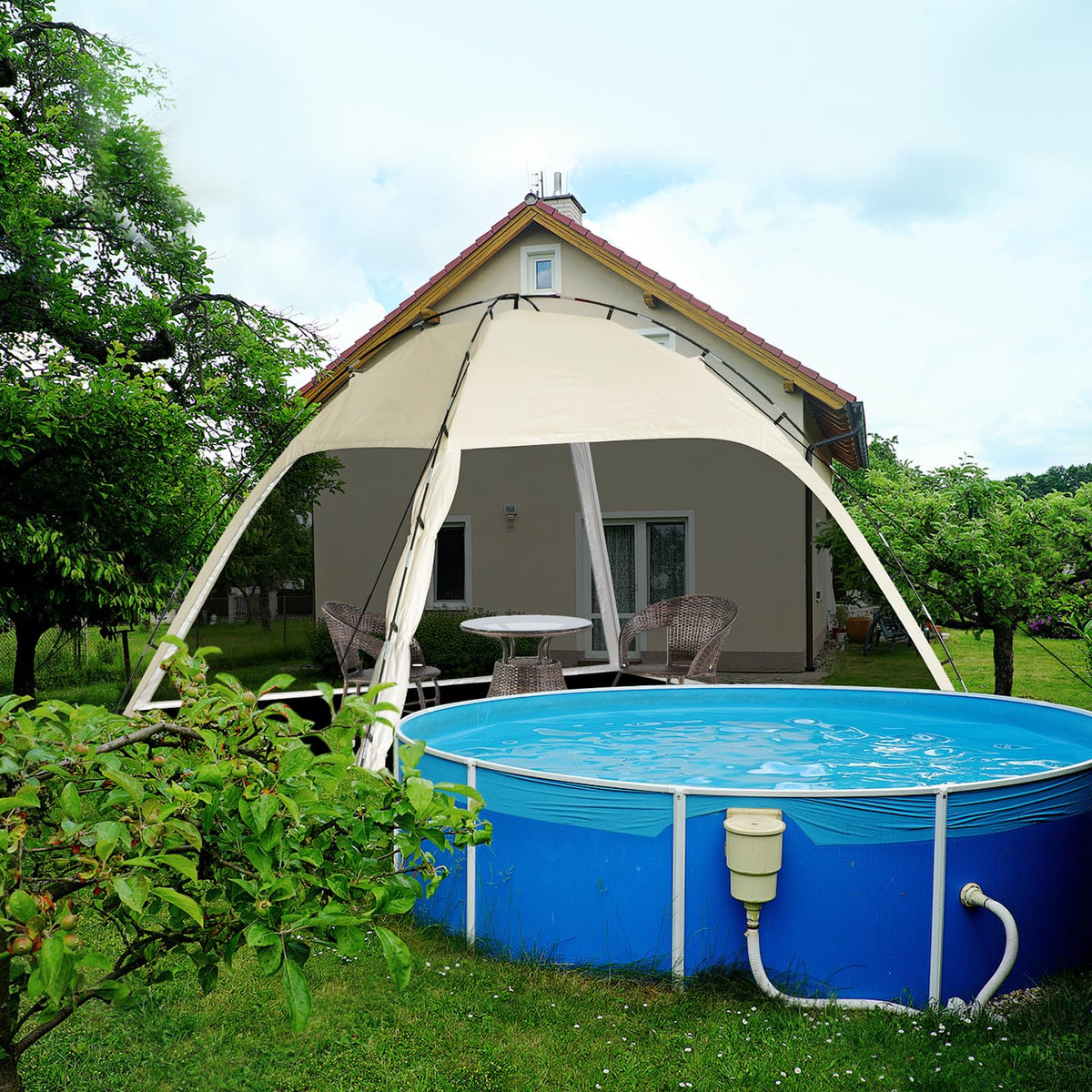 10'x10' Screen Tent with Removable Floor and Mosquito Netting F52538