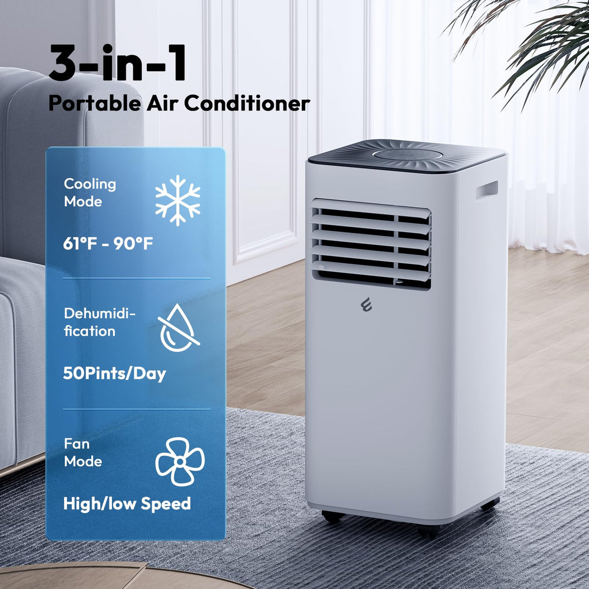 10,000 BTU Portable Air Conditioner with Remote M17644