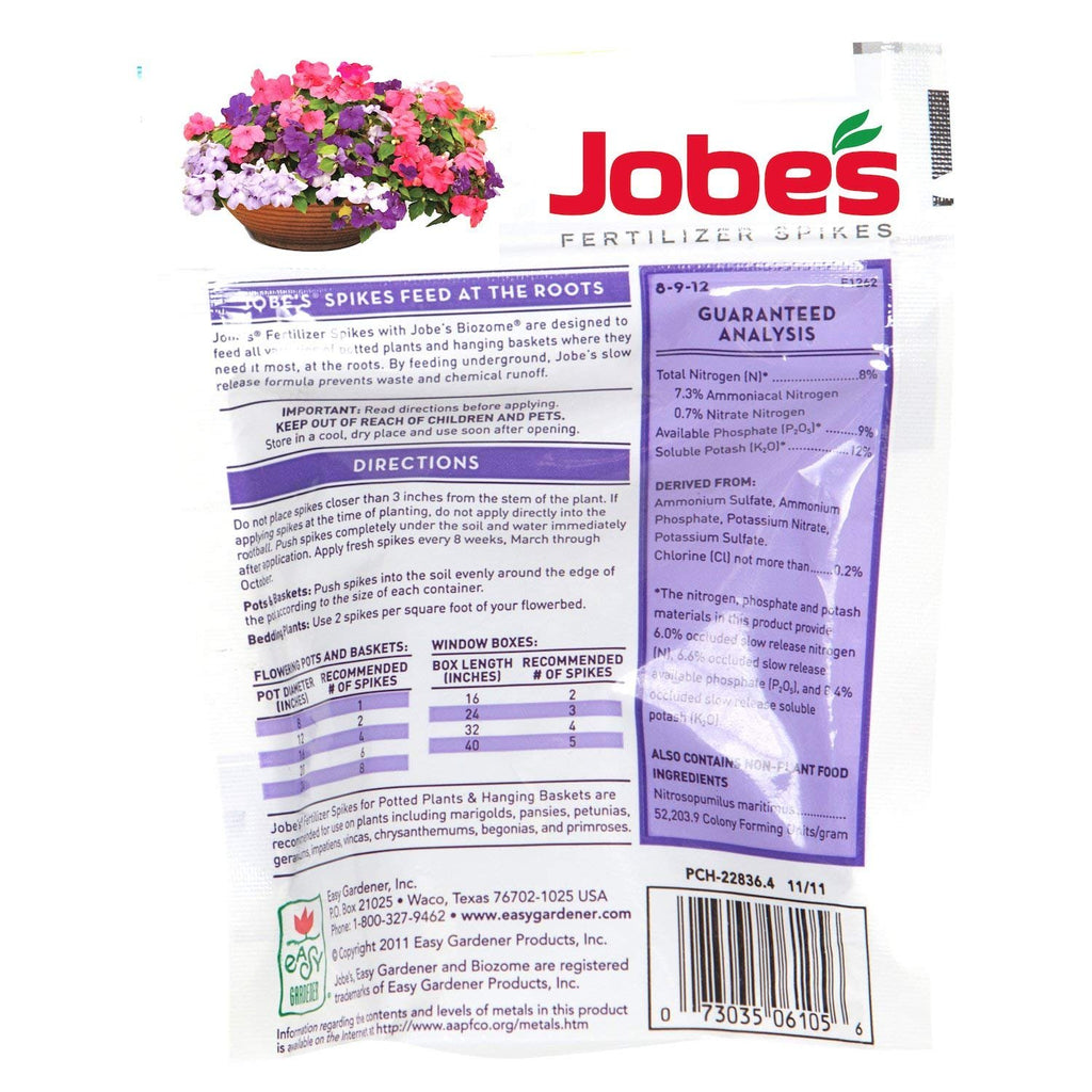 Time Release Fertilizer Spikes 18 Spikes 2 Pack E275