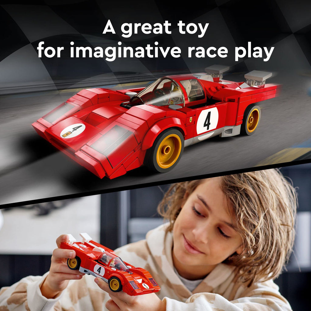 Red Race Car Building Set with Racing Driver Minifigure V403182