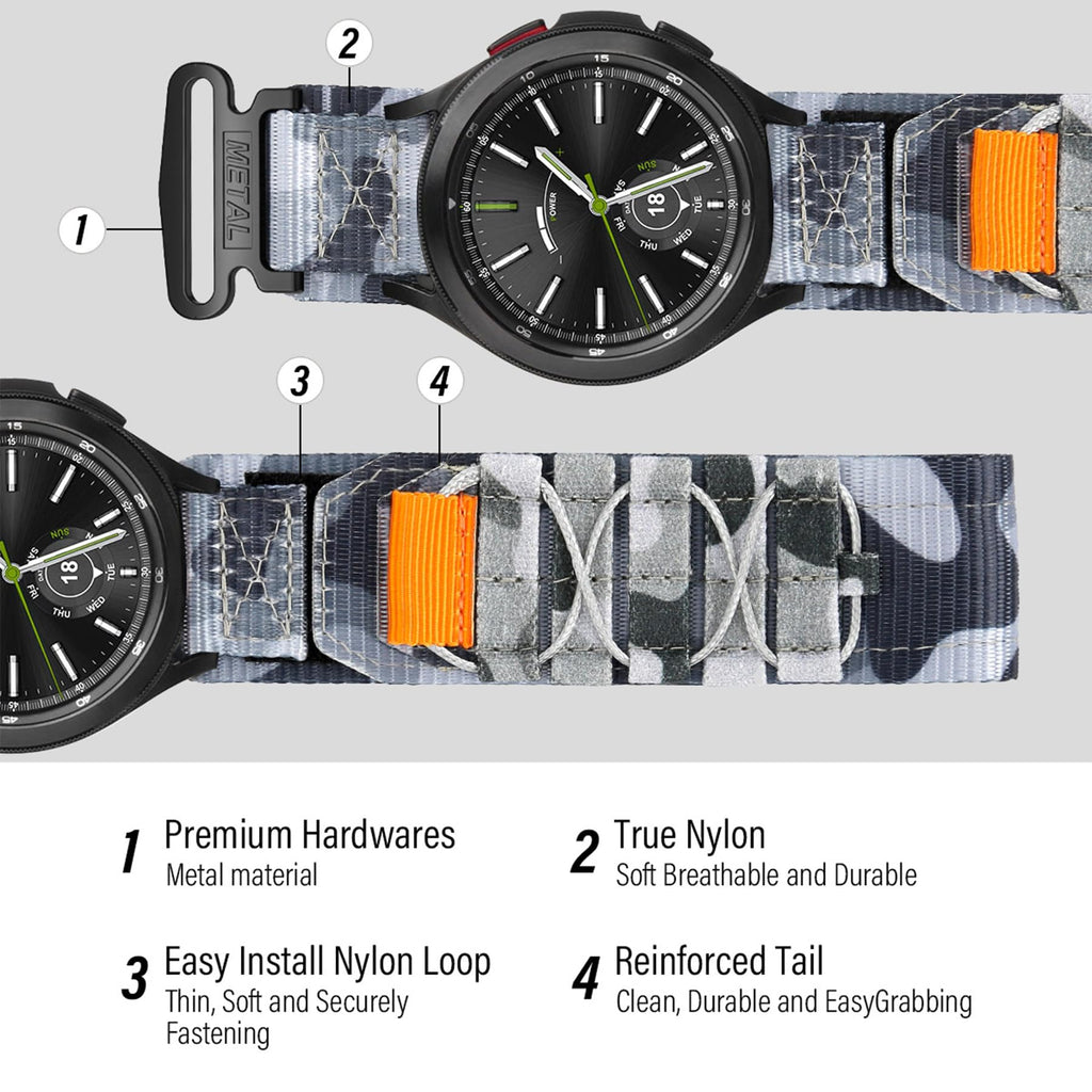 Nylon Sport Watch Band 20mm 22mm Quick Release C959
