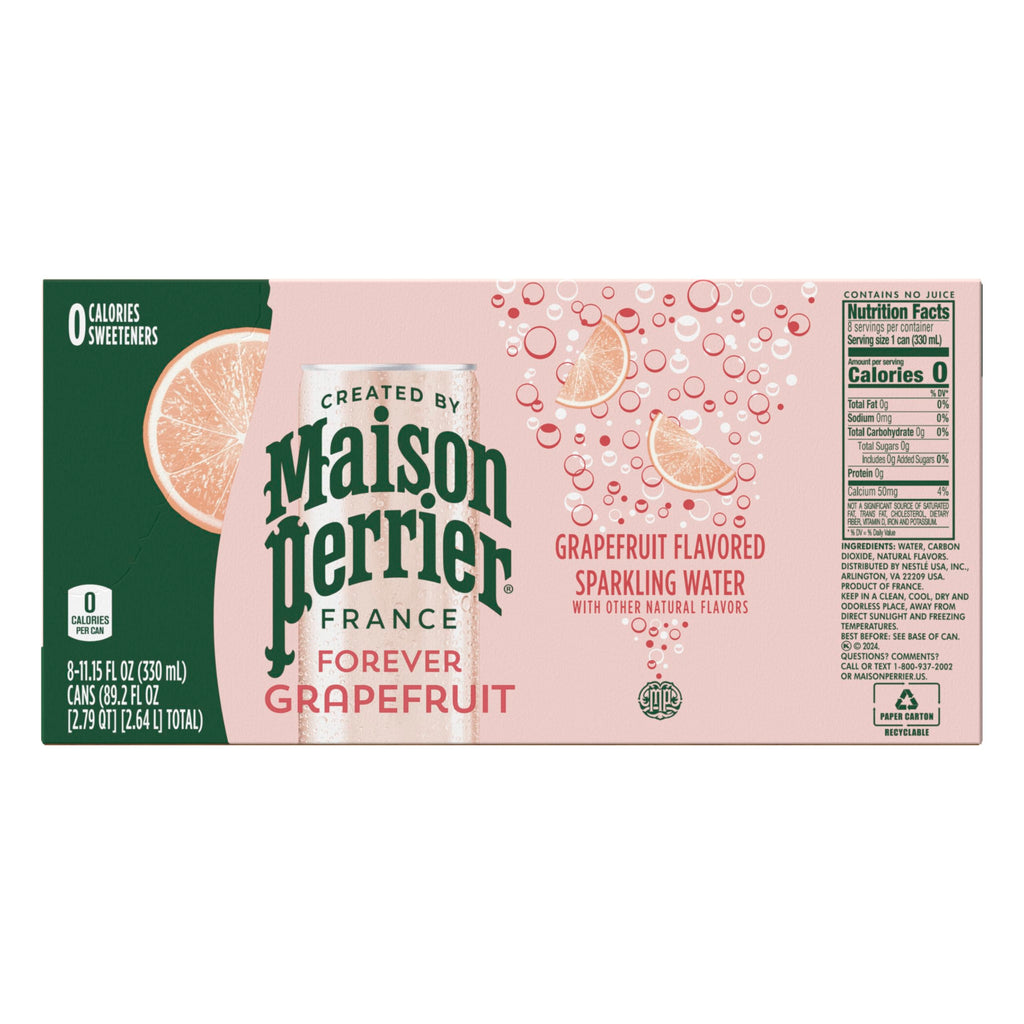 Grapefruit Flavored Sparkling Water, 11.15 Fl Oz Cans, 8 Count C150