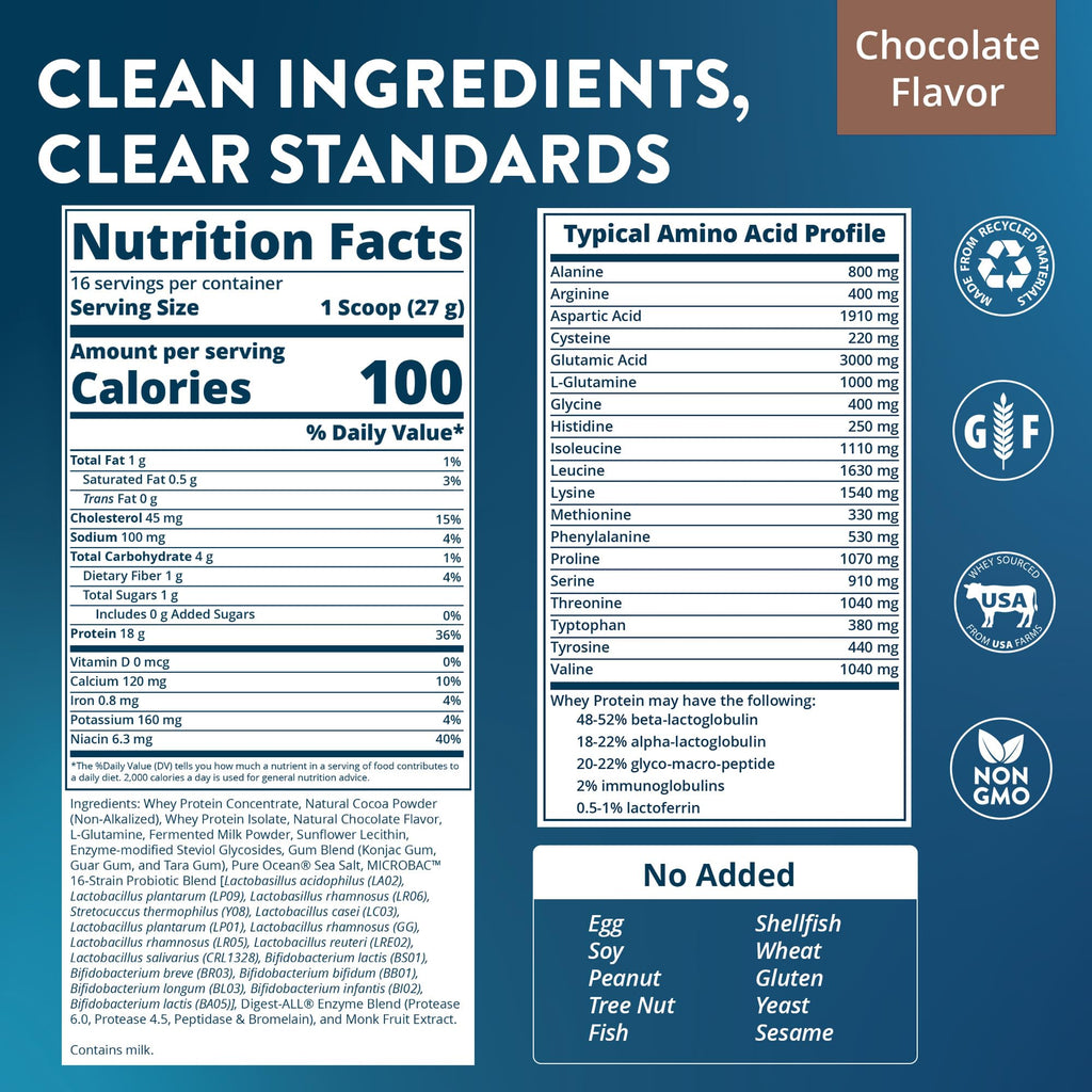 Whey Protein Chocolate 16 Servings D6073