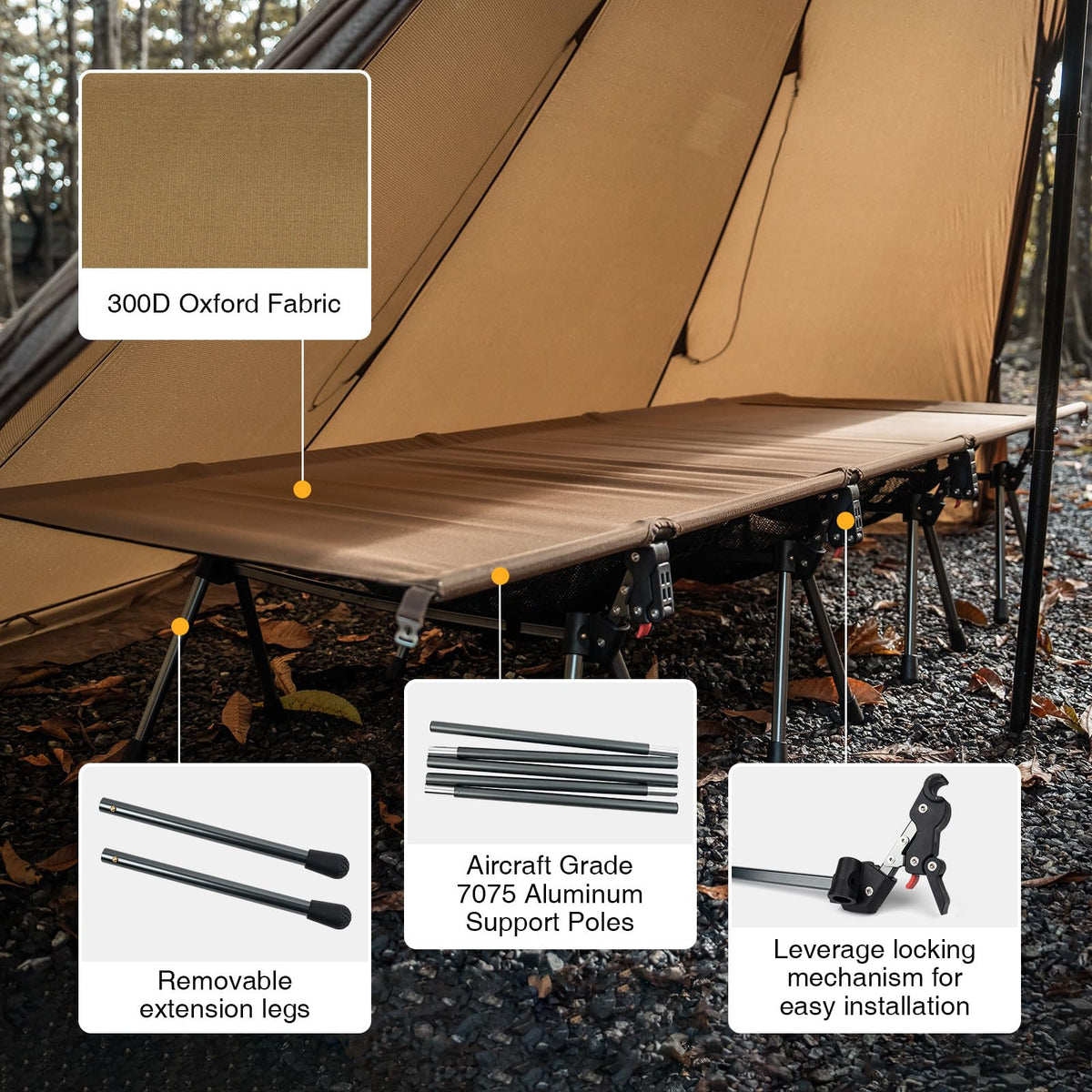 Camping Cot U9077