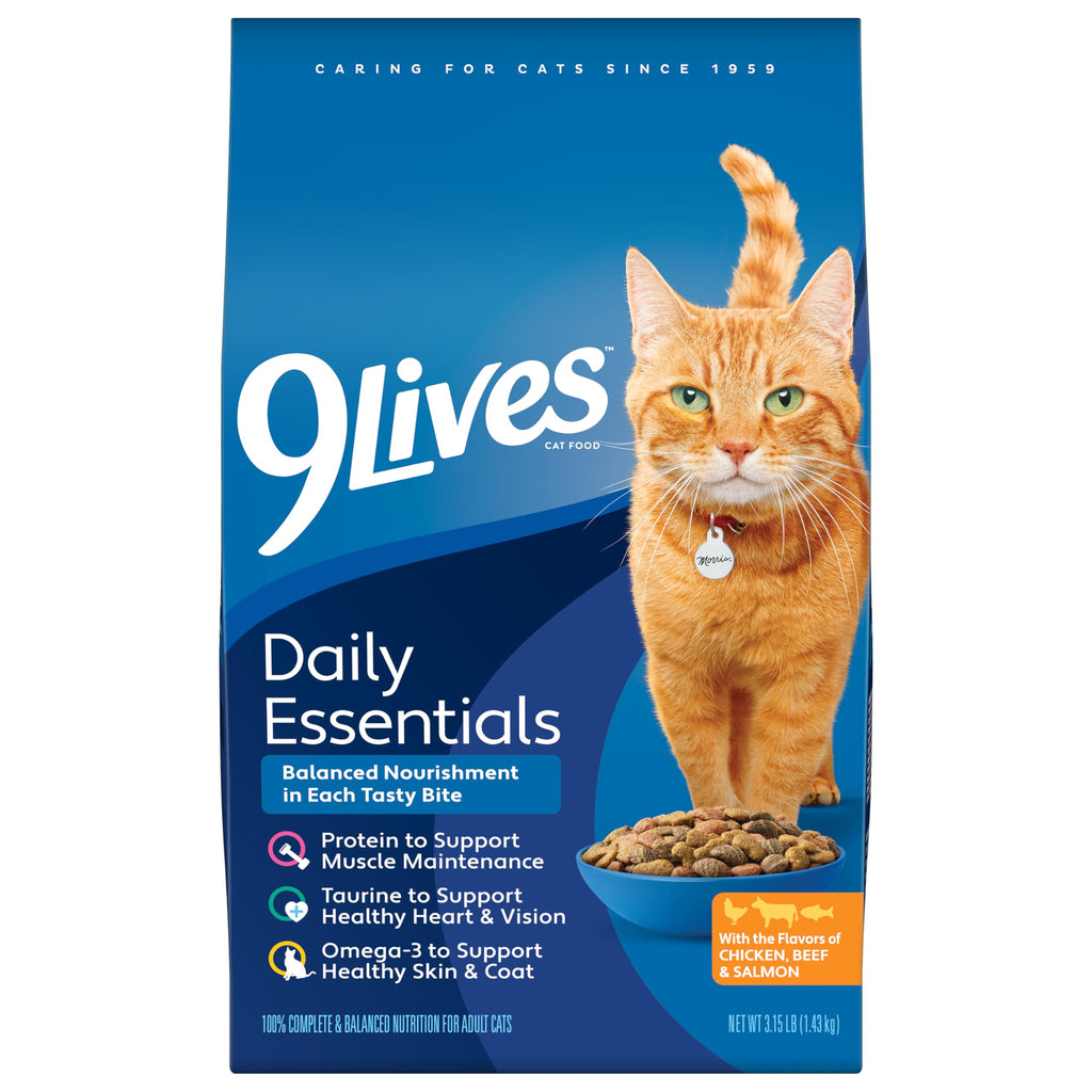 Chicken Beef Salmon Dry Cat Food 3.15 lb. Bag C206735