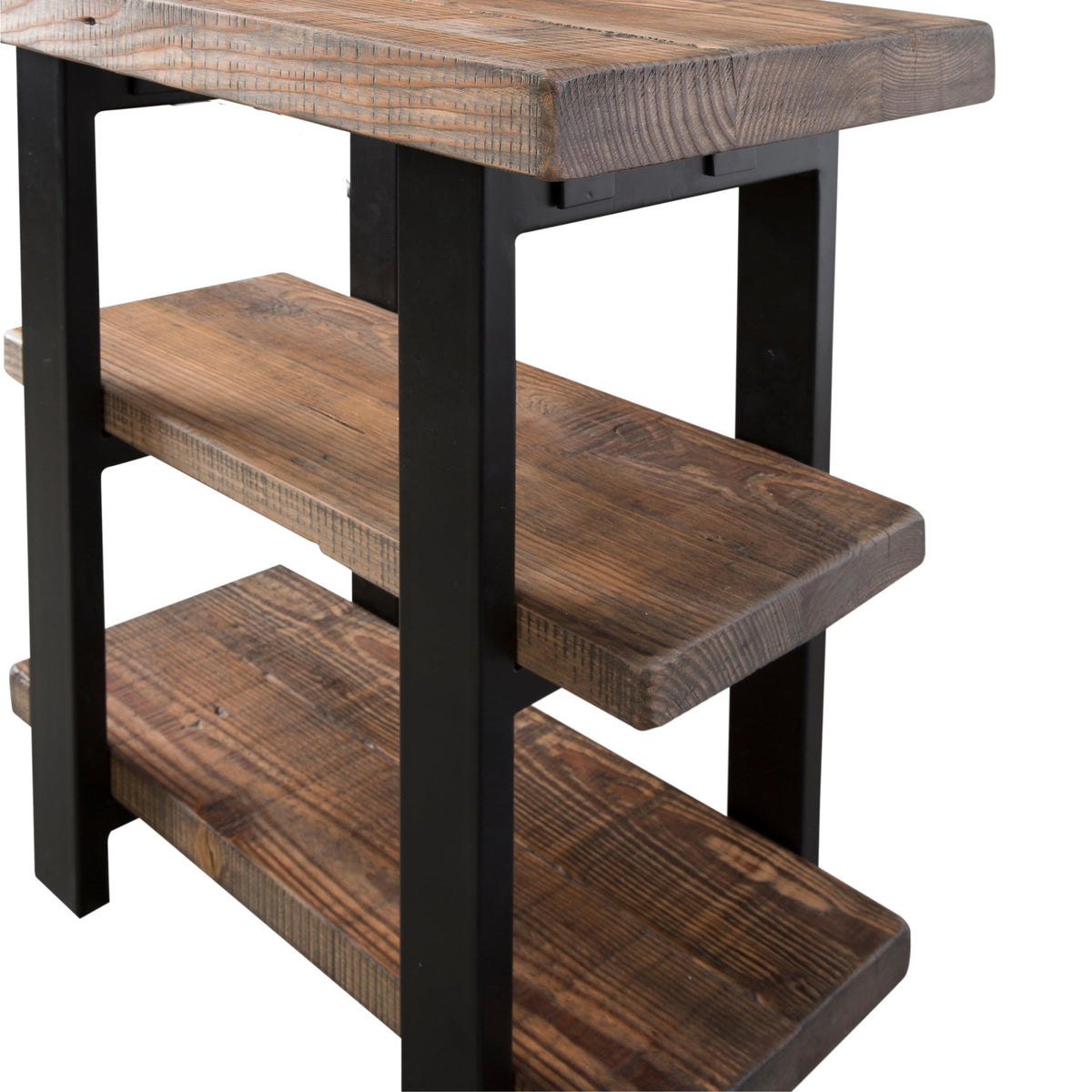 Solid Wood 3-Tier End Table C1034