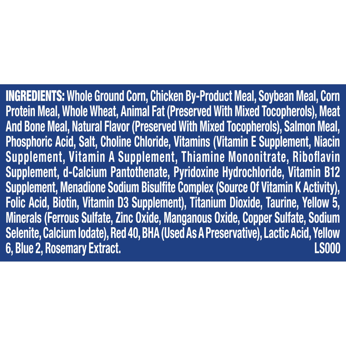Chicken Beef Salmon Dry Cat Food 3.15 lb. Bag C206735