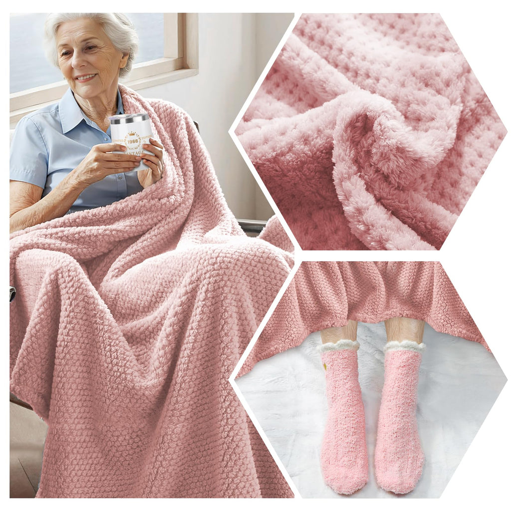 Spa Gift Basket with Blanket A2876