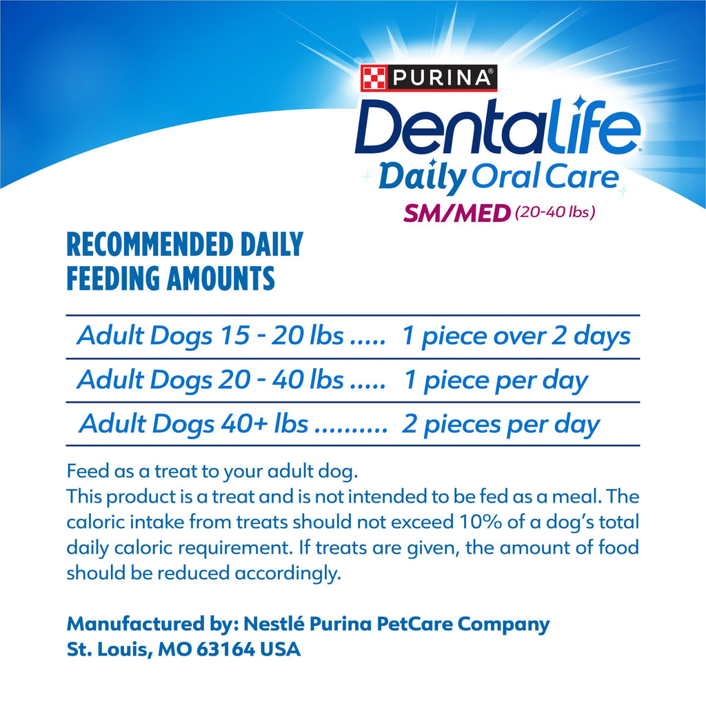 Daily Oral Care Dog Treats, Small/Medium, 60 ct K204