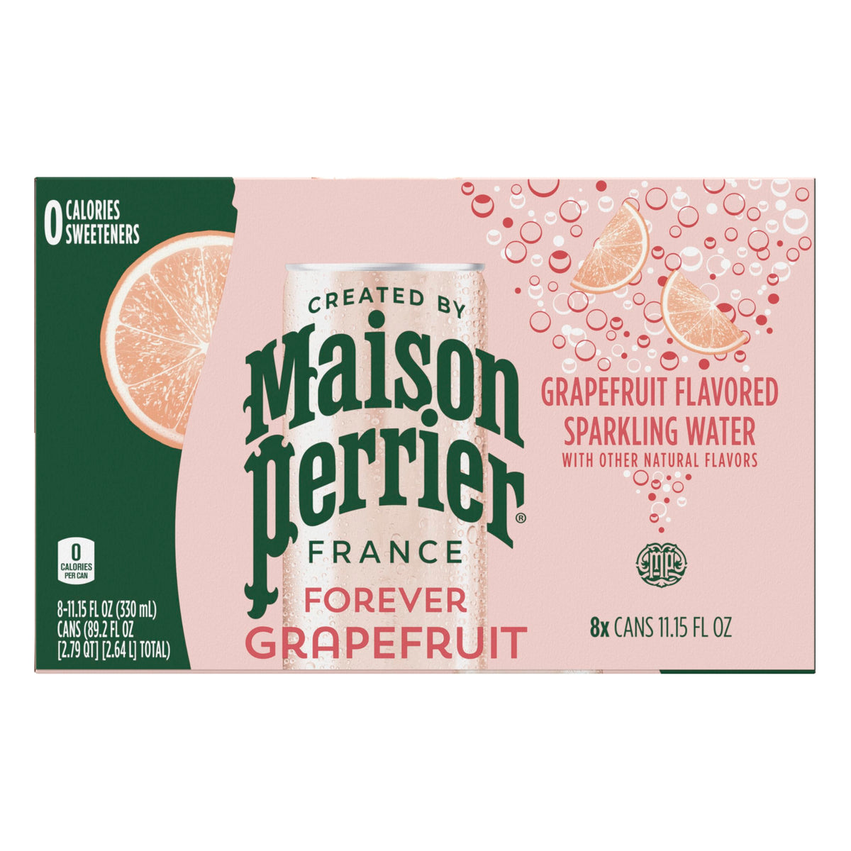 Grapefruit Flavored Sparkling Water, 11.15 Fl Oz Cans, 8 Count C150