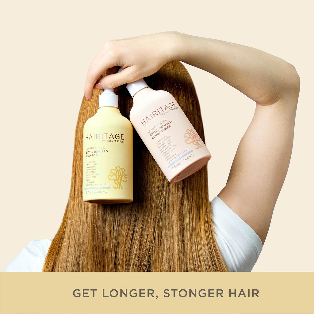 Biotin Castor Oil Shampoo & Conditioner, Eye Stick + Shea Butter Lip Balm P14526