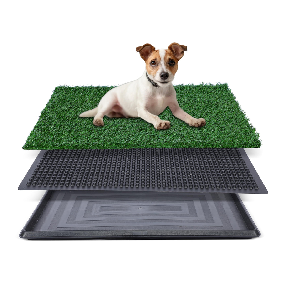 20"x25" Artificial Grass Dog Potty Pad with Tray Z945125