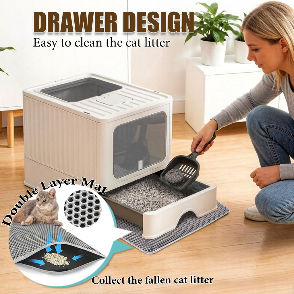 Stainless Steel Cat Litter Box With Lid M91927
