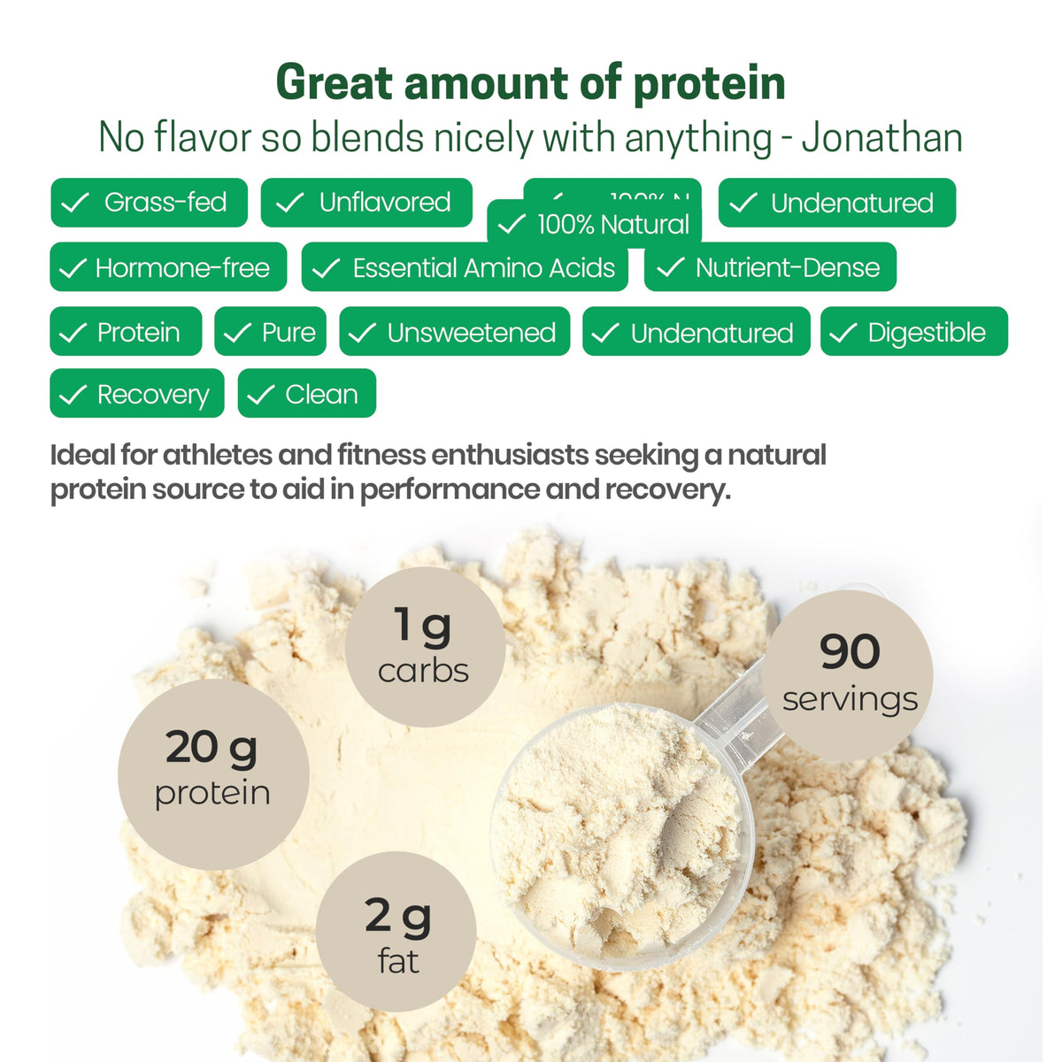 Grass-Fed Whey Protein Concentrate 5 lb Y7436