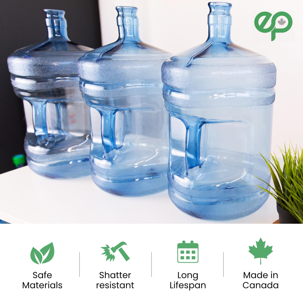 5 Gallon Reusable Plastic Water Jug H308
