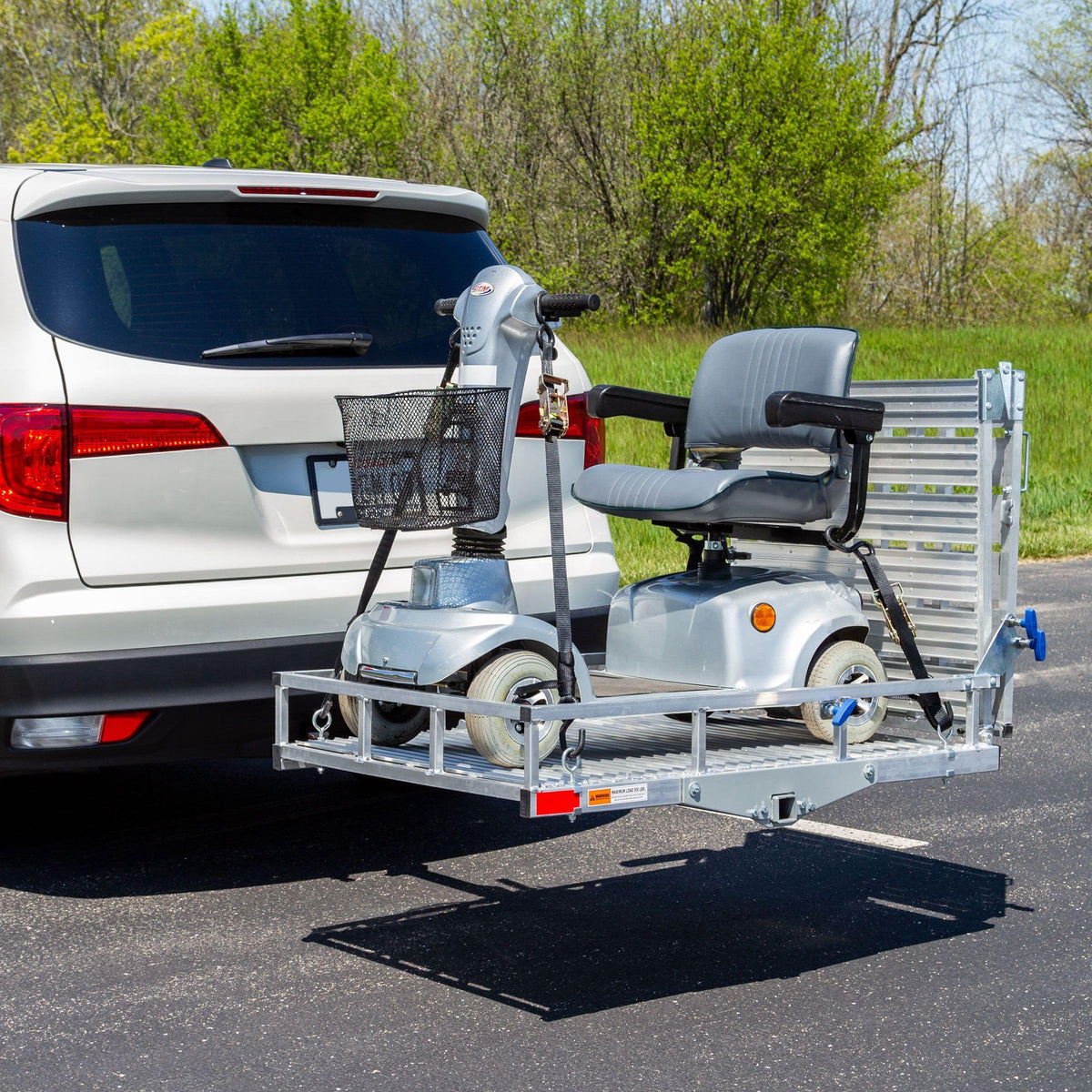 Scooter Wheelchair Hitch Carrier with Ramp, 500 lb Capacity K53858