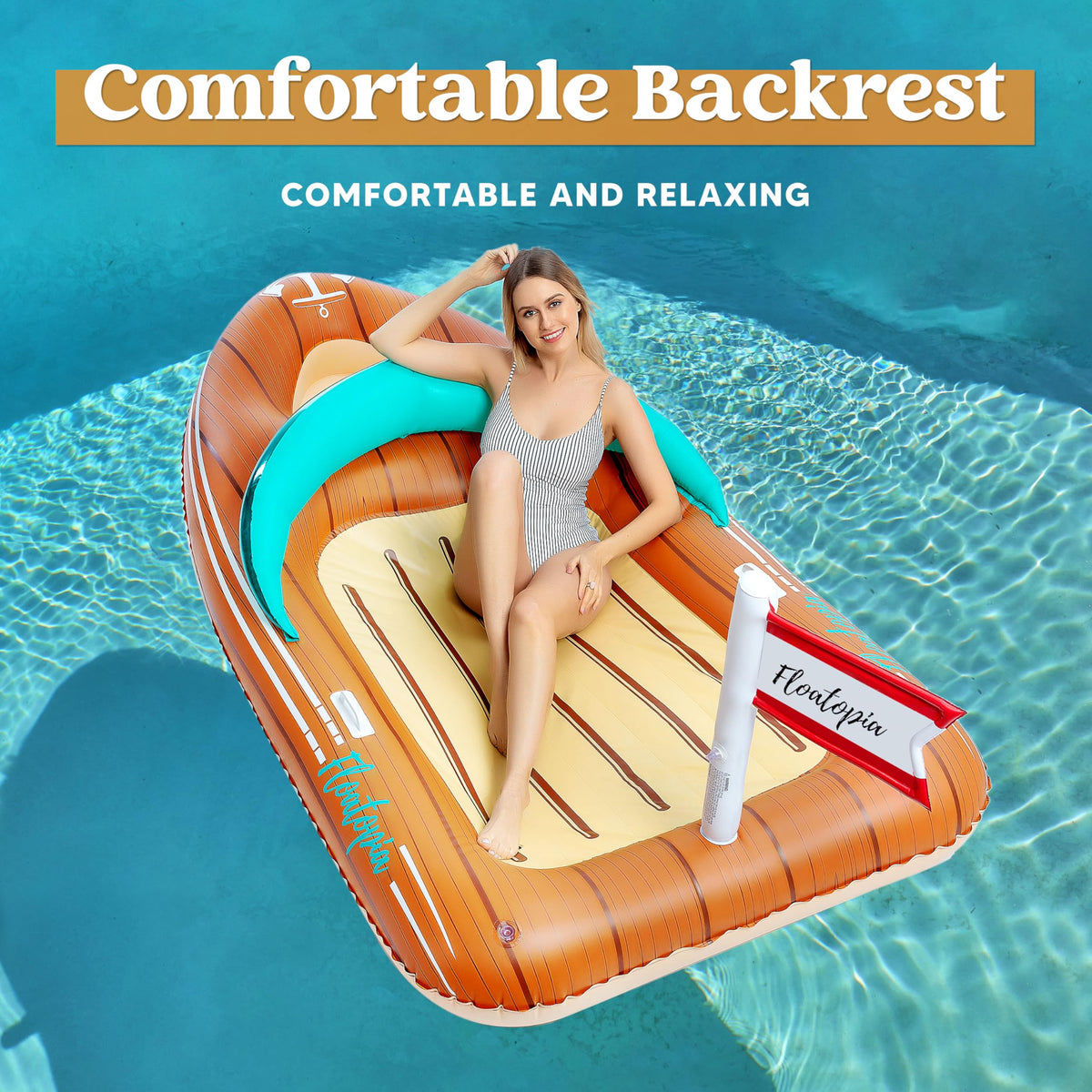 Inflatable Boat Float with Cooler O971