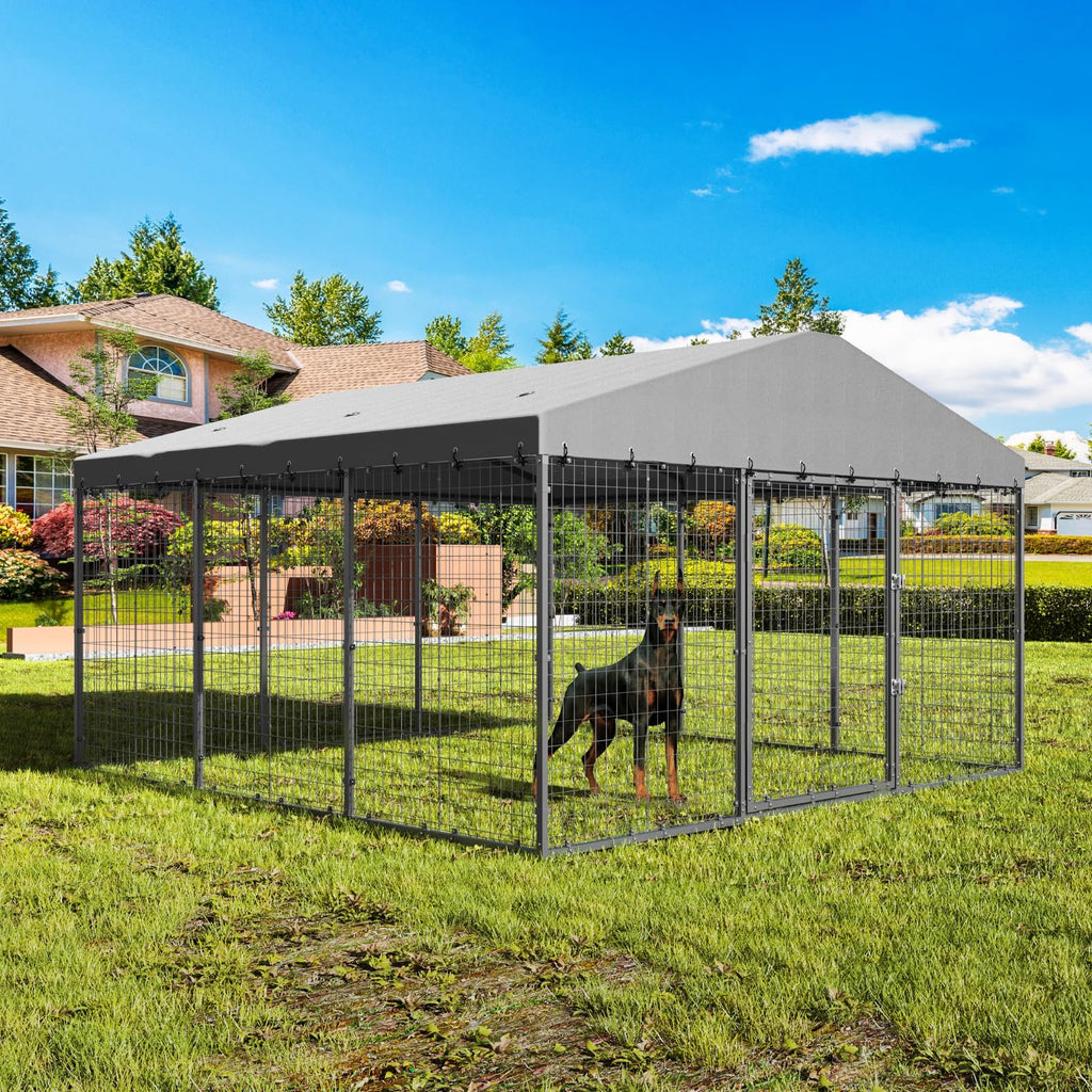 10 x 10 x 6 FT Outdoor Dog Kennel Q739