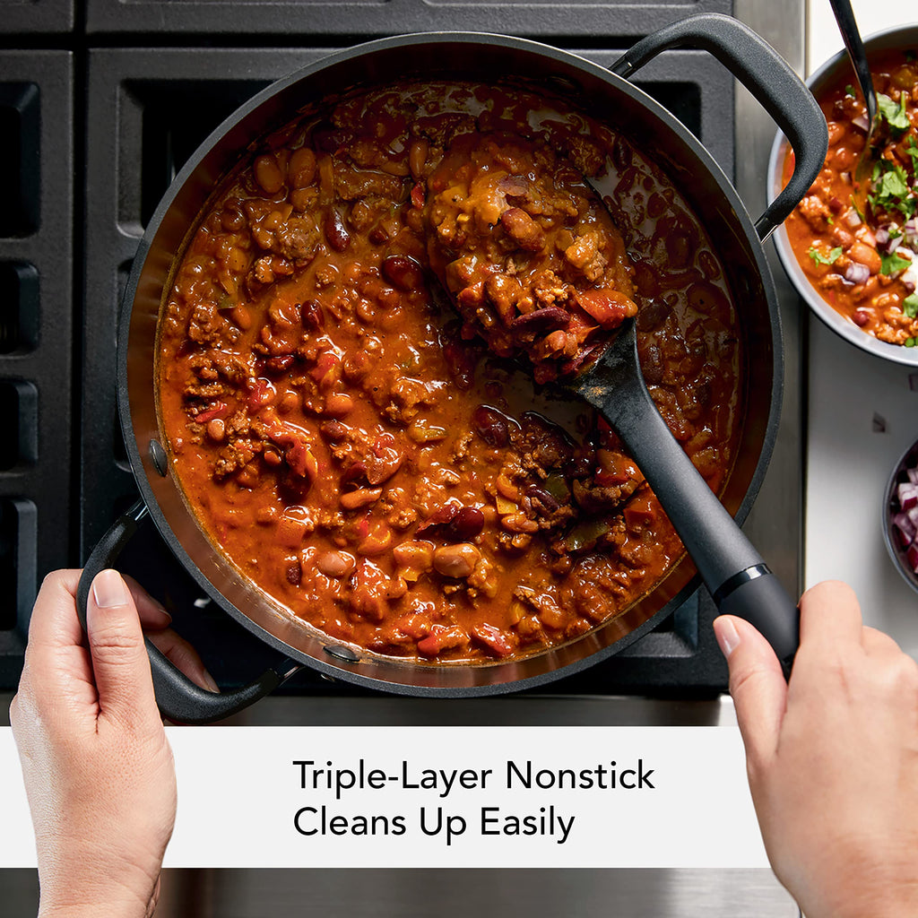 Hard Anodized Nonstick 8-Quart Stock Pot with Lid U530529