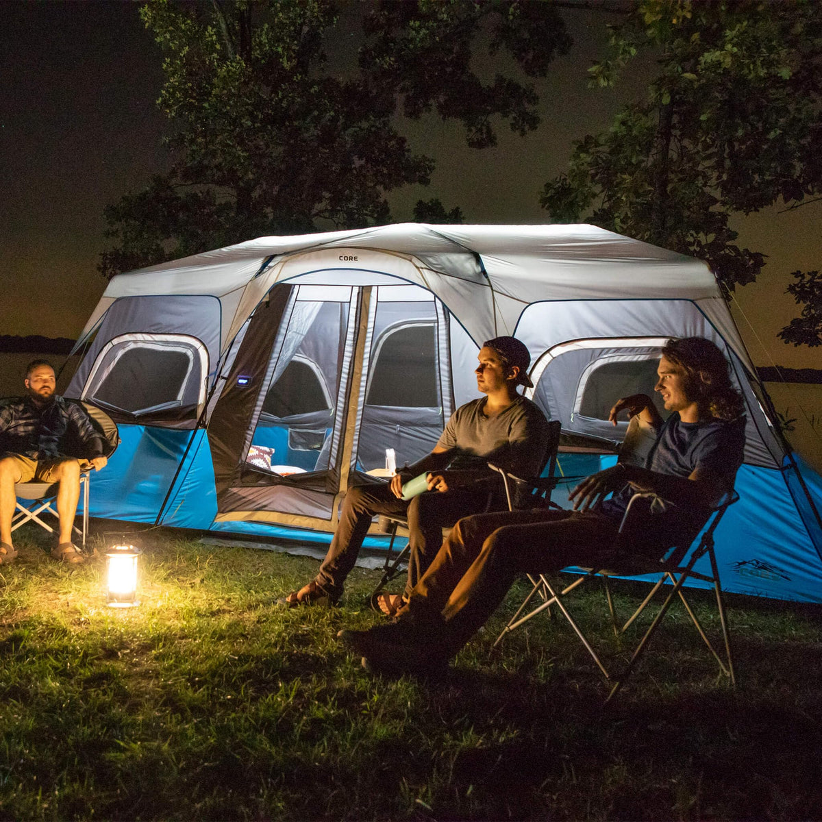 Instant Cabin Tents with LED Lights U928556